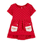 Carter's Baby Girls Short Sleeve 2-pc. Dress Set