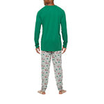 North Pole Trading Co. Christmas Camper Mens Long Sleeve 2-pc. Pant Pajama Set