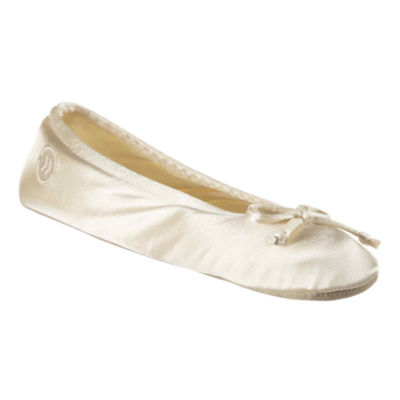 isotoner satin ballet slippers
