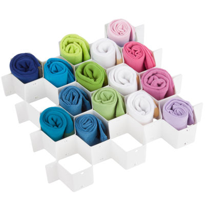 Honey Can Do 32 Compartment Drawer Organizer Color White Jcpenney
