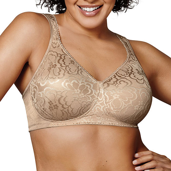 New Playtex 18 Hour Wirefree Bra 4693 Shoulder Comfort Full Coverage Enchanted