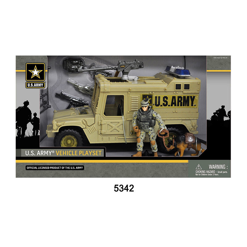 Us Army U.S. Army Figure Playset W/ Vehicle