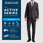 Haggar® The Active Series™ Slim Fit Herringbone Suit Separate Pant