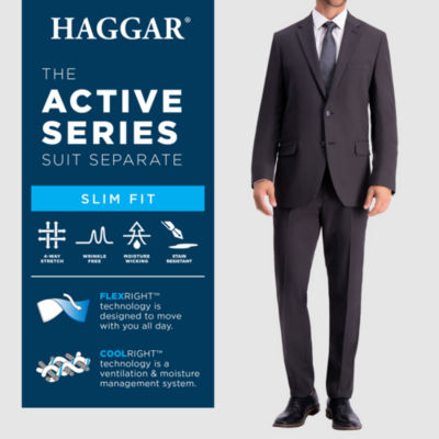 haggar active series suit