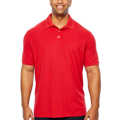 big and tall red polo shirt