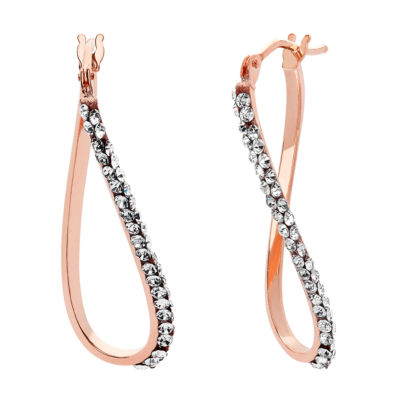 rose gold hoop earrings sale