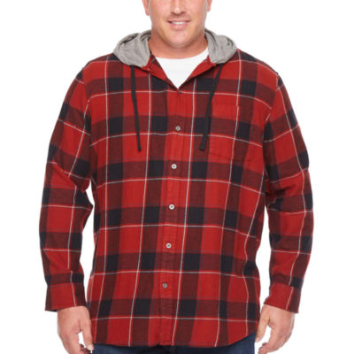 jcpenney big and tall flannel shirts