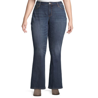 st john's bay petite bootcut jeans