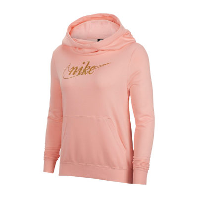 nike womens cowl neck long sleeve hoodie