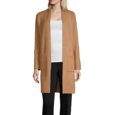 caramel colored cardigan