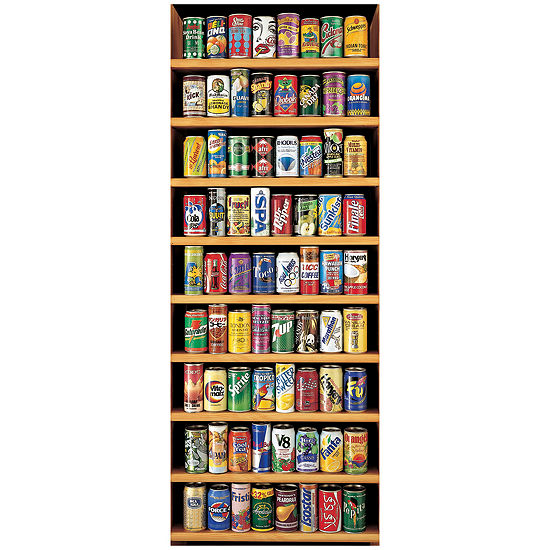 Educa Soft Drink Cans Jigsaw Puzzle: 2000 Pcs