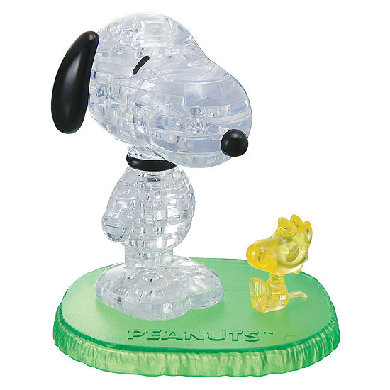 BePuzzled 3D Crystal Puzzle - Snoopy with Woodstock: 41 Pcs