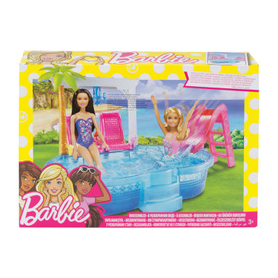 barbie pool set