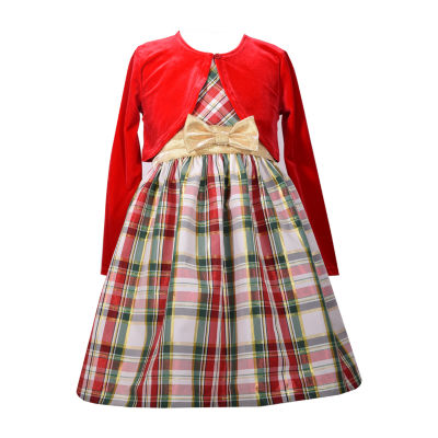 girls long sleeve christmas dress