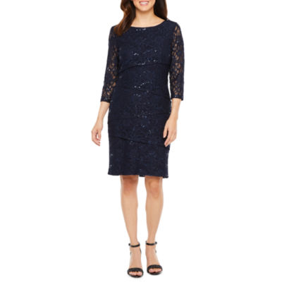 jcpenney navy dresses