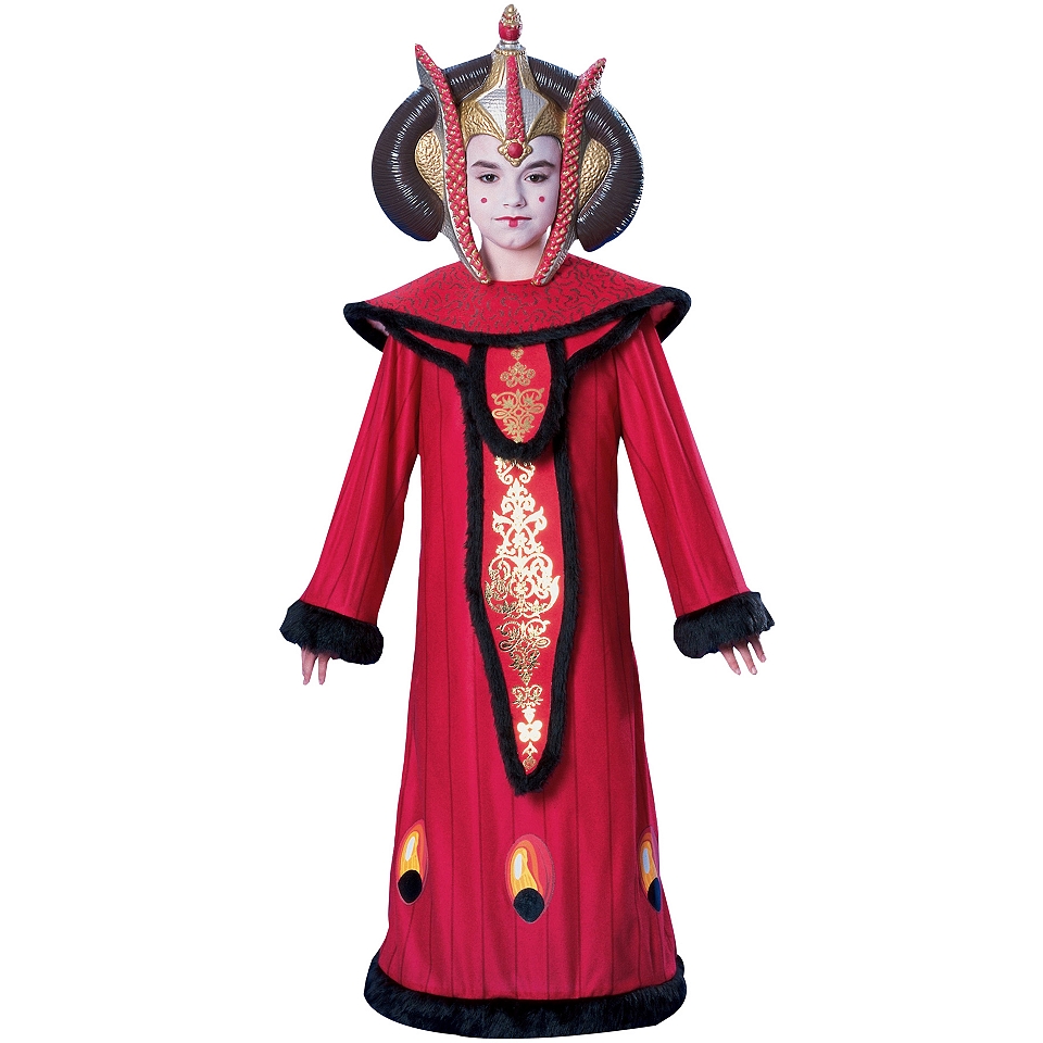 Star Wars Queen Amidala Girls Costume, Red, Girls