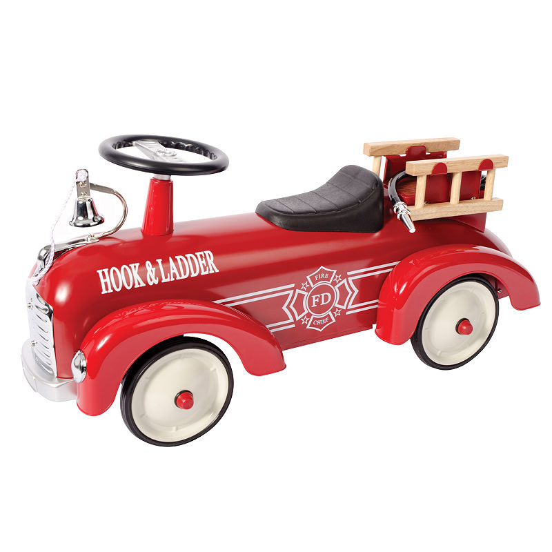 Schylling Metal Speedster-Fire Truck Ride-On