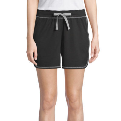 St John S Bay Active Color Block Womens 6 1 2 Workout Shorts