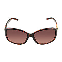 VILLAGER Sunglasses Claiborne BLACK w CHEETAH #83020-100% UV PROTECTION! 