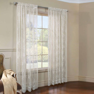 Mona Lisa Rod Pocket Sheer Curtain Panel Jcpenney