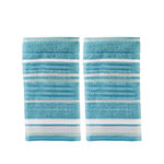 Saturday Knight Neutral Nuances Seabrook Stripe  2-pk Hand Towels