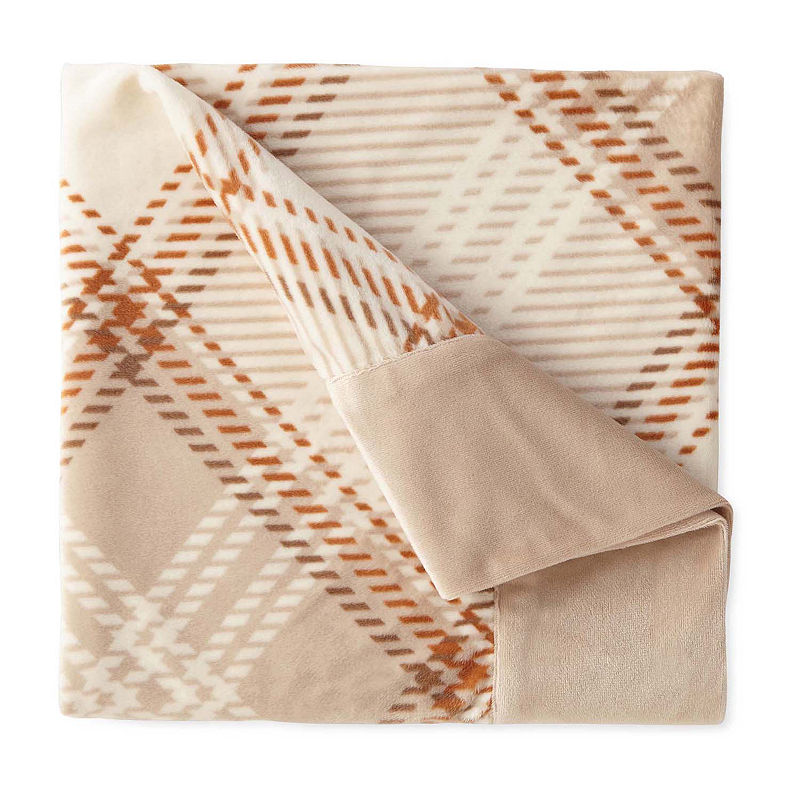 Sunbeam Super Soft Fleece Sheet Set, Full, Beige