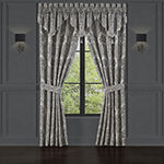 Five Queens Court Silverstone Light-Filtering Rod Pocket Set of 2 Curtain Panel