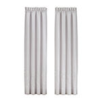 Queen Street Cherie Light-Filtering Rod Pocket Set of 2 Curtain Panel