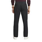 Van Heusen Essential 5-Pocket Tech Pants Mens Straight Fit Flat Front Pant