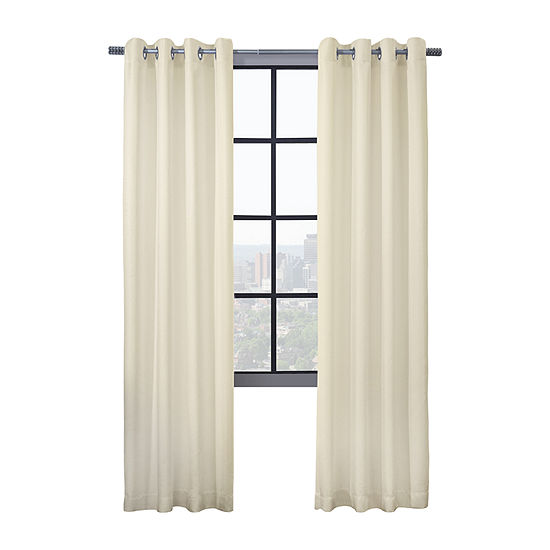 Castillo Light-Filtering Grommet Top Curtain Panel