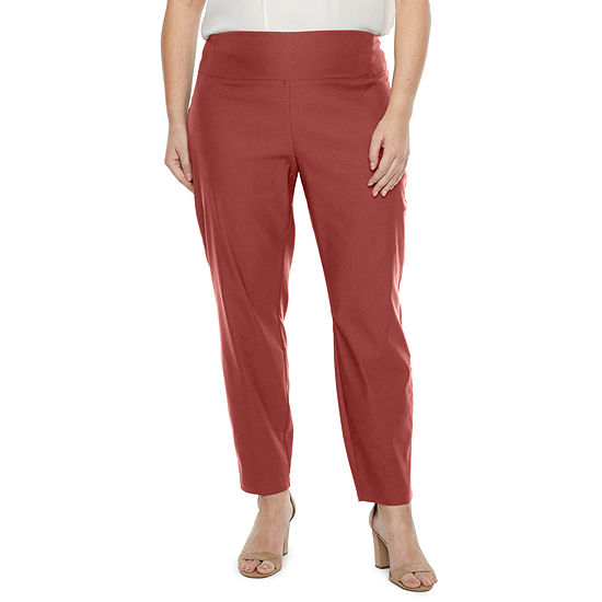 Worthington Skinny Fit Pull on Pants - Plus-JCPenney