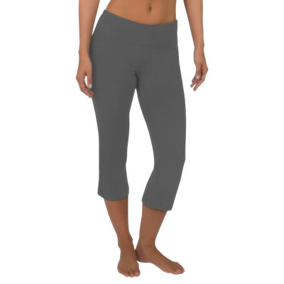 jockey slim fit flare leg capris