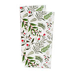Design Imports Holiday Sprigs 2-pc. Dish Cloths