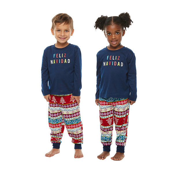 North Pole Trading Co. Nordic Fun Toddler Unisex 2-pc. Christmas Pajama Set