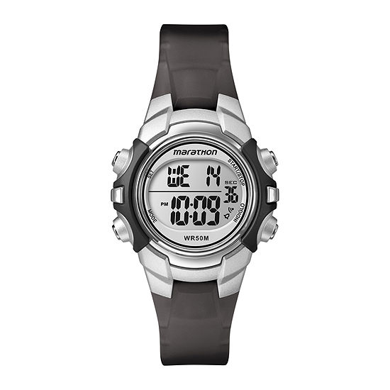 Marathon by Timex® Black Resin Strap Digital Watch T5K805M6