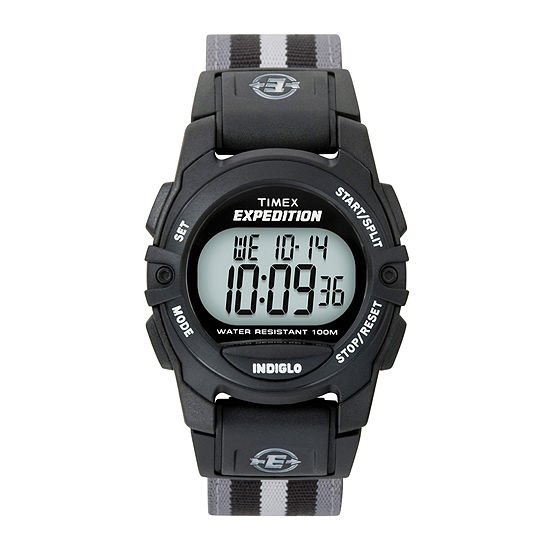 Timex® Expedition® Gray Nylon Strap Digital Watch T496619J