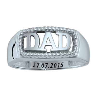 Personalized Men's "Dad" Ring JCPenney