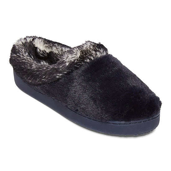 Cuddl Duds Womens Clog Slippers, Color: Nocturne Navy - JCPenney