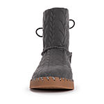 Muk Luks Womens Flexi Hoboken Winter Boots Flat Heel