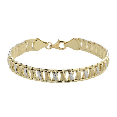 14K TwoTone Gold Stampato Bracelet JCPenney