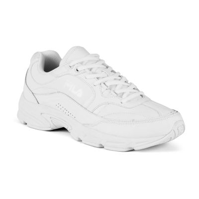 slip resistant white shoes