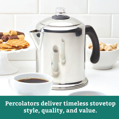 Farberware® Yosemite 8-Cup Percolator, Color: Gray