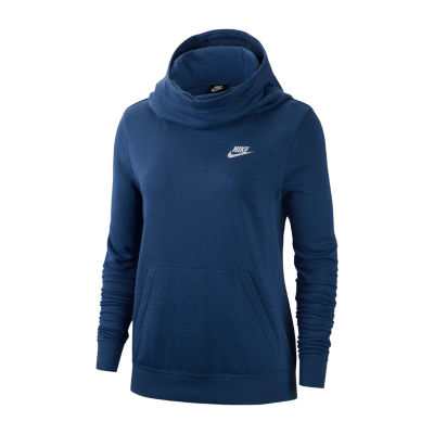 nike long neck hoodie