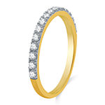 Ever Star Womens 2 CT. T.W. Lab Grown White Diamond 10K Gold Round Bridal Set