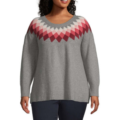 st john's bay argyle sweater