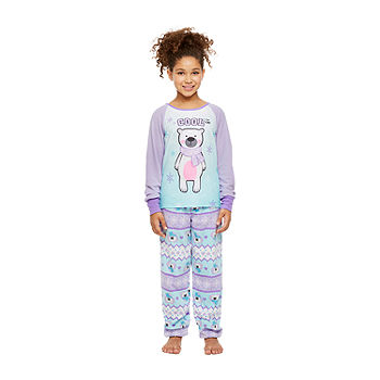 Jellifish Kids Toddler 2-Piece Cotton Pajamas Set,Top & Jogger Pants