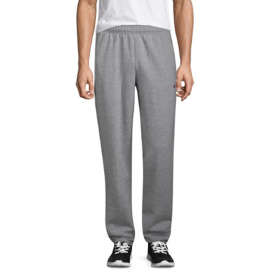 champion men's powerblend relaxed bottom fleece pant