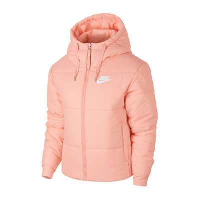 nike pink puffer jacket