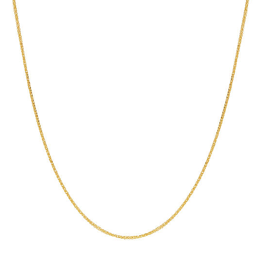 14K Gold 18 Inch Hollow Link Chain Necklace - JCPenney