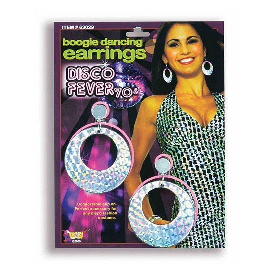 70s Disco Boogie Dancing Earrings Womens Jewelry